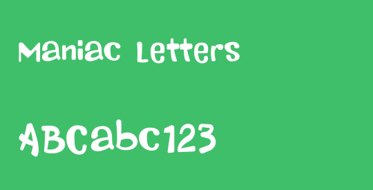 Maniac Letters