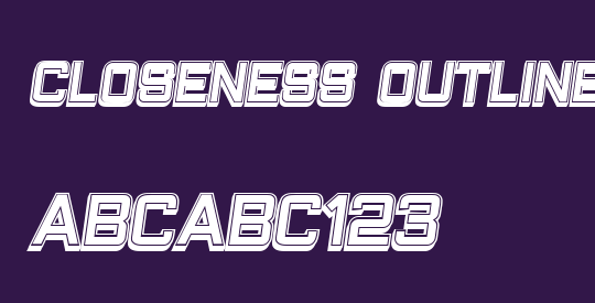 Closeness Outline Filled