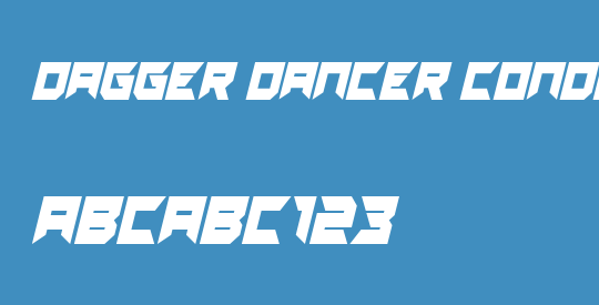 Dagger Dancer Condensed Italic