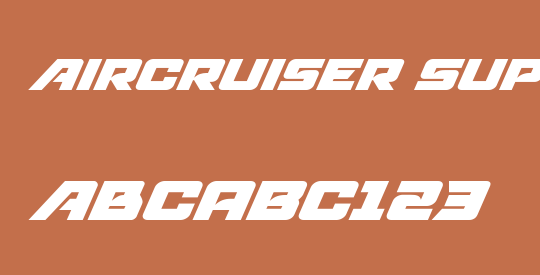 Aircruiser Super-Italic