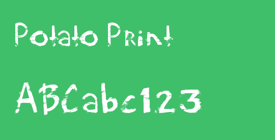 Potato Print