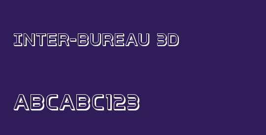 Inter-Bureau 3D