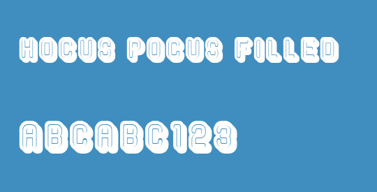Hocus Pocus Filled