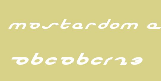 Masterdom Exp Bold Italic