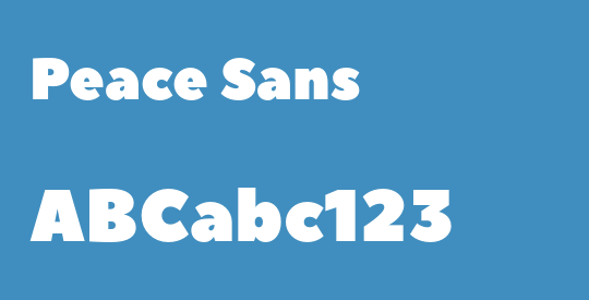 Peace Sans