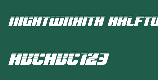Nightwraith Halftone Italic