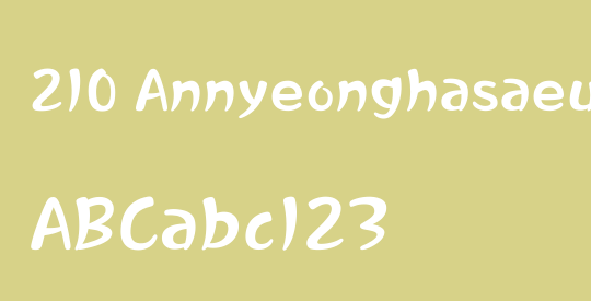 210 Annyeonghasaeu R