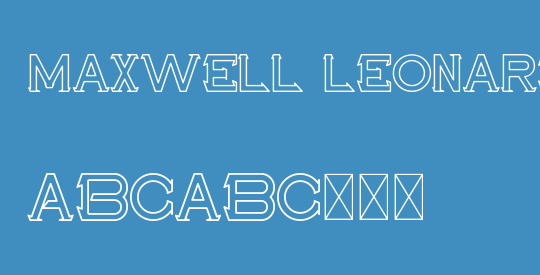 Maxwell Leonard Demo Outline