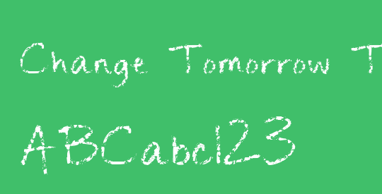 Change Tomorrow Today