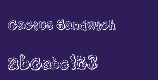 Cactus Sandwich