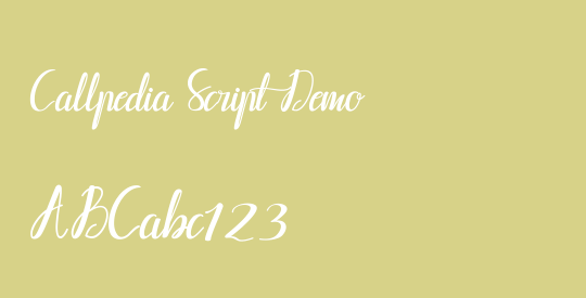 Callpedia Script Demo