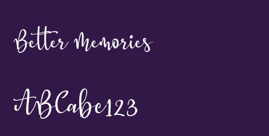 Better Memories