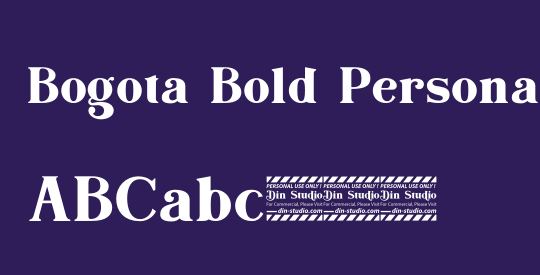 Bogota Bold Personal Use