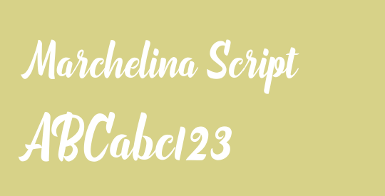 Marchelina Script