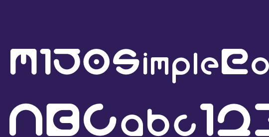 M150SimpleRoundFont