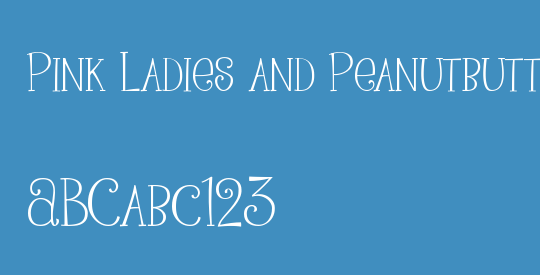 Pink Ladies and Peanutbutte