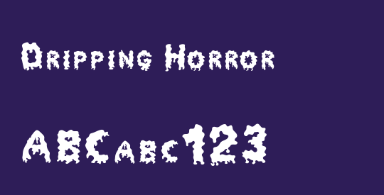 Dripping Horror