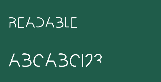 READABLE