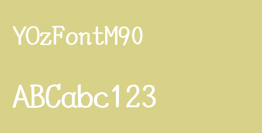 YOzFontM90