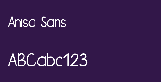Anisa Sans