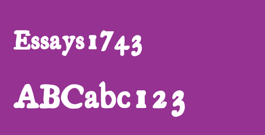 Essays1743