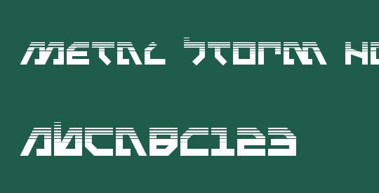 Metal Storm Halftone
