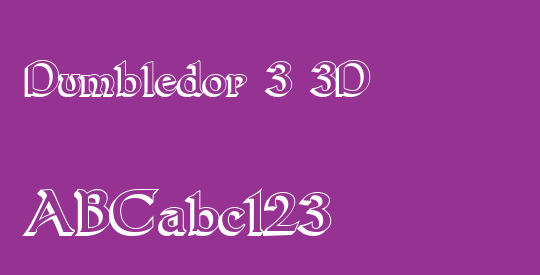 Dumbledor 3 3D