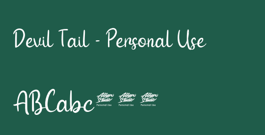 Devil Tail - Personal Use
