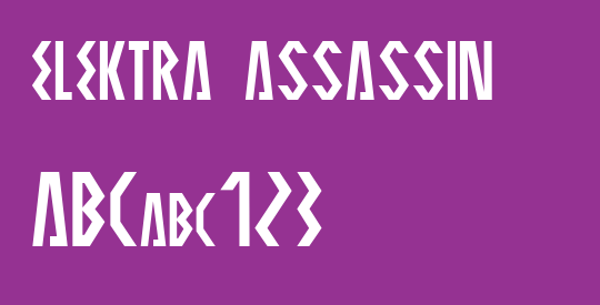 ELEKTRA ASSASSIN