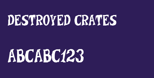 Destroyed Crates