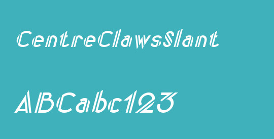 CentreClawsSlant