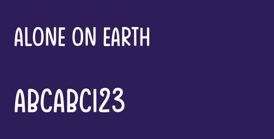 Alone On Earth