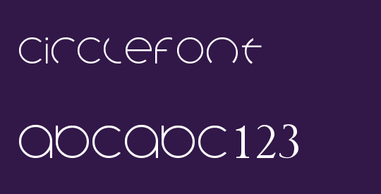 circlefont