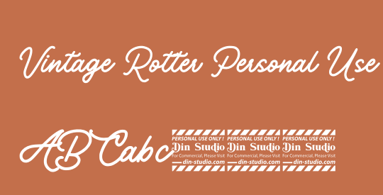 Vintage Rotter Personal Use