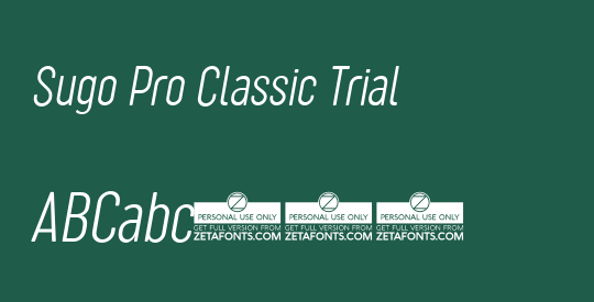 Sugo Pro Classic Trial