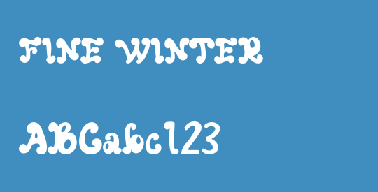 FINE WINTER