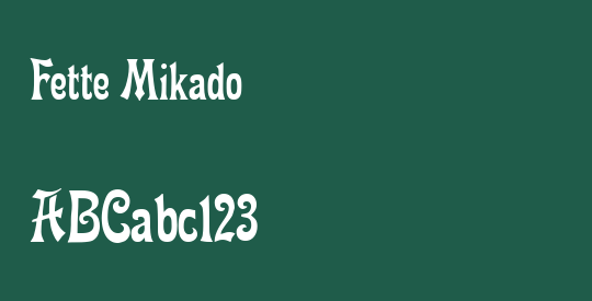 Fette Mikado