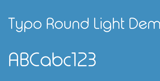 Typo Round Light Demo
