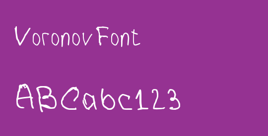 VoronovFont