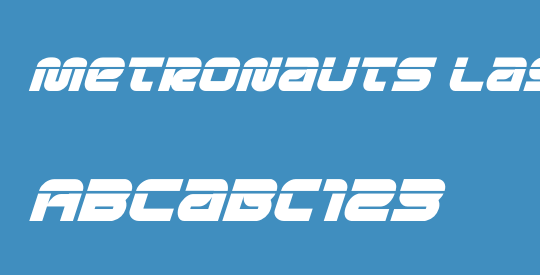 Metronauts Laser Italic
