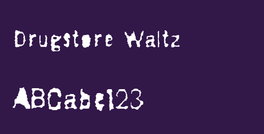 Drugstore Waltz