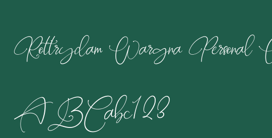 Rottrydam Wargna Personal Use