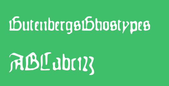 GutenbergsGhostypes