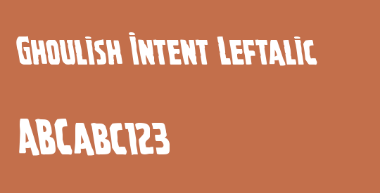 Ghoulish Intent Leftalic