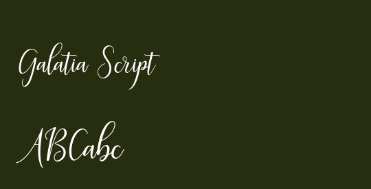 Galatia Script