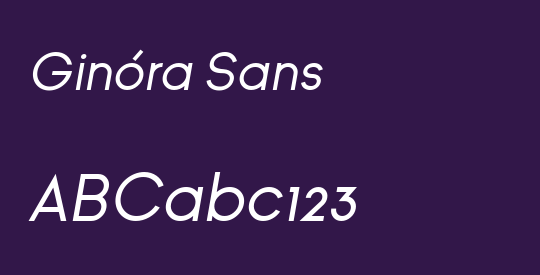 Ginóra Sans