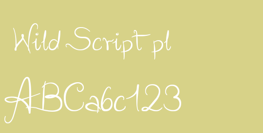 Wild Script pl