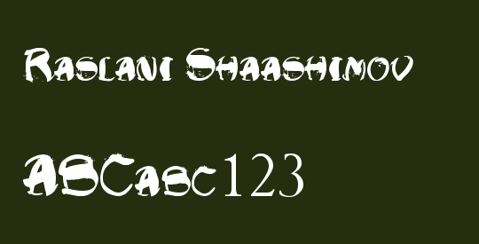 Raslani Shaashimov