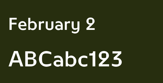February 2