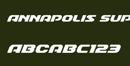 Annapolis Super-Italic